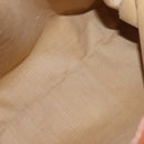 CELINE Macadam Canvas Tote Bag PVC Beige Auth 151976-10