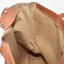 CELINE Macadam Canvas Tote Bag PVC Beige Auth 151976-19