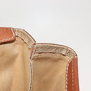 CELINE Macadam Canvas Tote Bag PVC Beige Auth 151976-11