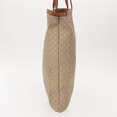 CELINE Macadam Canvas Tote Bag PVC Beige Auth 151976-4