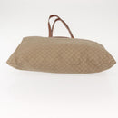CELINE Macadam Canvas Tote Bag PVC Beige Auth 151976-5
