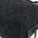 GUCCI GG Canvas Hand Bag Black 124542 Auth 151977-9