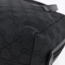 GUCCI GG Canvas Hand Bag Black 124542 Auth 151977-15