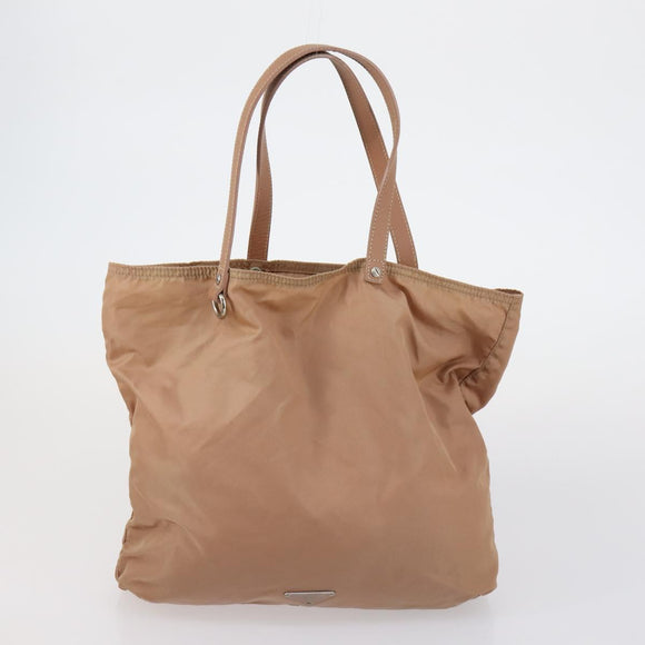 PRADA Shoulder Bag Nylon Patent 4 Set Pink Beige Navy Auth 151978