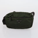 PRADA Shoulder Bag Nylon Patent 4 Set Pink Beige Navy Auth 151978-20