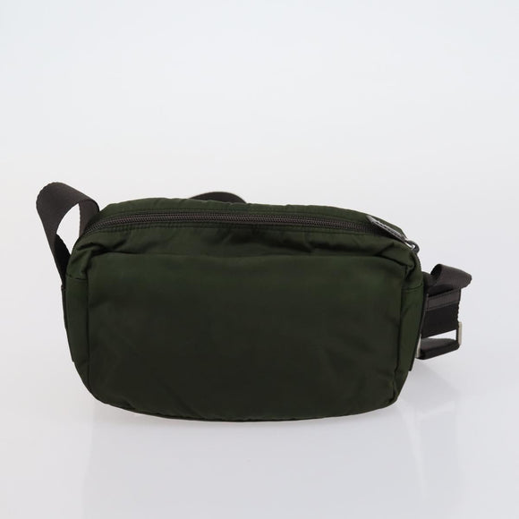 PRADA Shoulder Bag Nylon Patent 4 Set Pink Beige Navy Auth 151978