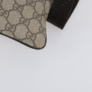 GUCCI GG Supreme Shoulder Bag PVC Beige Silver 141626 Auth 151979-10