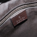 GUCCI GG Supreme Shoulder Bag PVC Beige Silver 141626 Auth 151979-19