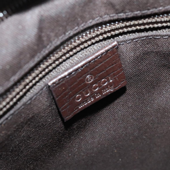 GUCCI GG Supreme Shoulder Bag PVC Beige Silver 141626 Auth 151979