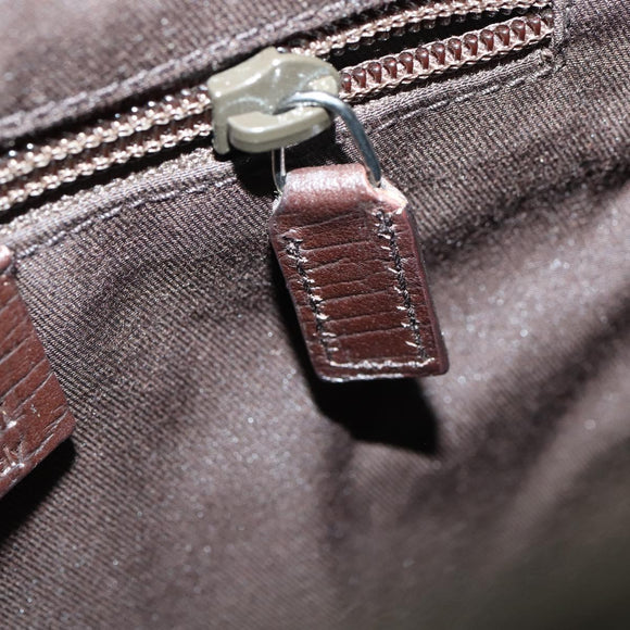 GUCCI GG Supreme Shoulder Bag PVC Beige Silver 141626 Auth 151979