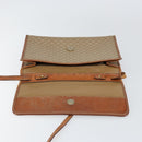 CELINE Macadam Canvas Shoulder Bag PVC Beige Auth 151980-10