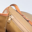 CELINE Macadam Canvas Shoulder Bag PVC Beige Auth 151980-21