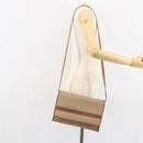 CELINE Macadam Canvas Shoulder Bag PVC Beige Auth 151980-23
