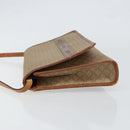 CELINE Macadam Canvas Shoulder Bag PVC Beige Auth 151980-4