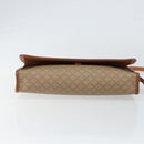 CELINE Macadam Canvas Shoulder Bag PVC Beige Auth 151980-5