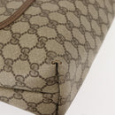 GUCCI GG Supreme Web Sherry Line Tote Bag PVC Beige 39 02 003 Auth 151982-9
