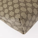 GUCCI GG Supreme Web Sherry Line Tote Bag PVC Beige 39 02 003 Auth 151982-15