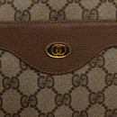 GUCCI GG Supreme Web Sherry Line Tote Bag PVC Beige 39 02 003 Auth 151982-10