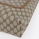 GUCCI GG Supreme Web Sherry Line Tote Bag PVC Beige 40 02 003 Auth 151983-10