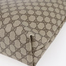 GUCCI GG Supreme Web Sherry Line Tote Bag PVC Beige 40 02 003 Auth 151983-12
