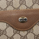 GUCCI GG Supreme Web Sherry Line Tote Bag PVC Beige 40 02 003 Auth 151983-14