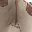 GUCCI GG Supreme Web Sherry Line Tote Bag PVC Beige 40 02 003 Auth 151983-18