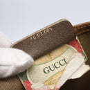 GUCCI GG Supreme Web Sherry Line Tote Bag PVC Beige 40 02 003 Auth 151983-20