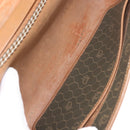 Christian Dior Honeycomb Canvas Shoulder Bag PVC Khaki Gold Auth 151985-11