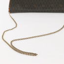 Christian Dior Honeycomb Canvas Shoulder Bag PVC Khaki Gold Auth 151985-7