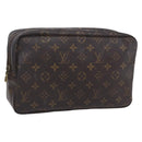 LOUIS VUITTON Monogram Trousse Toilette 28 Clutch Bag M47522 LV Auth 151986-1