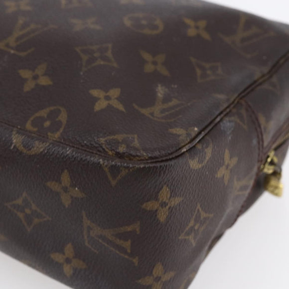 LOUIS VUITTON Monogram Trousse Toilette 28 Clutch Bag M47522 LV Auth 151986