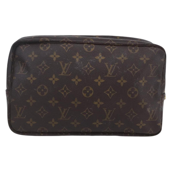 LOUIS VUITTON Monogram Trousse Toilette 28 Clutch Bag M47522 LV Auth 151986