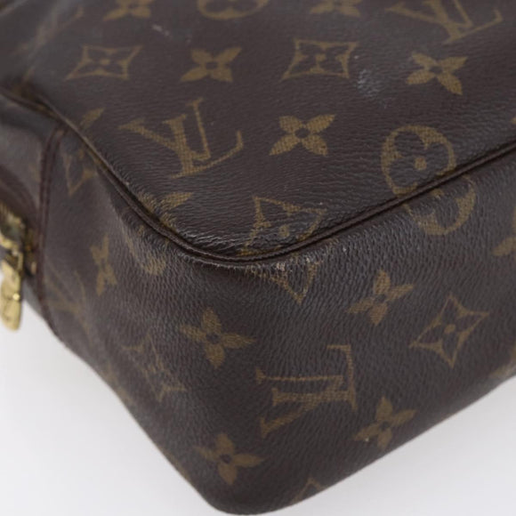 LOUIS VUITTON Monogram Trousse Toilette 28 Clutch Bag M47522 LV Auth 151986