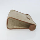 Christian Dior Honeycomb Canvas Clutch Bag PVC Beige Gold Auth 151989-4