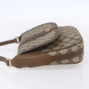 GUCCI GG Supreme Shoulder Bag PVC Beige Gold Auth 151990-3