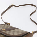 GUCCI GG Supreme Shoulder Bag PVC Beige Gold Auth 151990-8