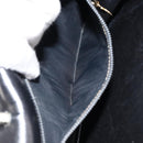 CELINE Hand Bag Leather Black Silver Auth 151991-21