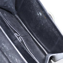 CELINE Hand Bag Leather Black Silver Auth 151991-22