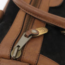 GUCCI Micro GG Canvas Boston Bag Black Gold Auth 151992-14