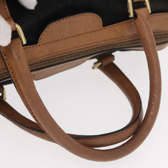 GUCCI Micro GG Canvas Boston Bag Black Gold Auth 151992