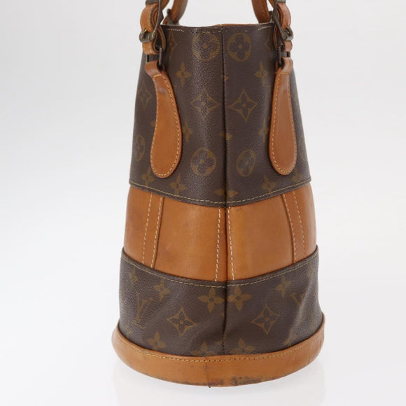 LOUIS VUITTON Monogram Bucket PM Shoulder Bag USA limited M42238 LV Auth 151993