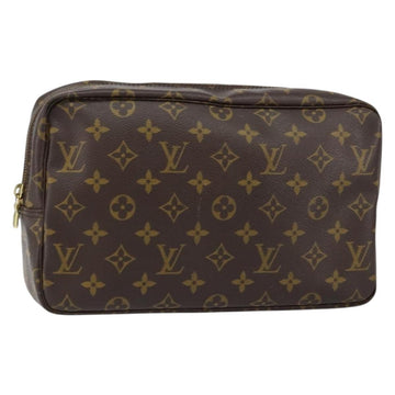 LOUIS VUITTON Monogram Trousse Toilette 28 Clutch Bag M47522 LV Auth 151996