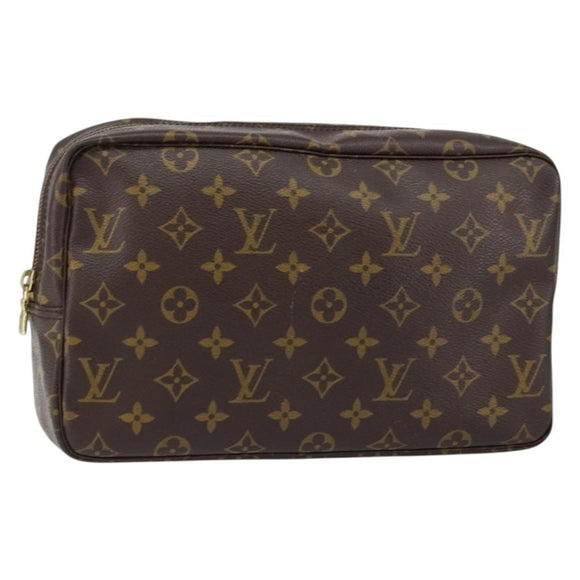 LOUIS VUITTON Monogram Trousse Toilette 28 Clutch Bag M47522 LV Auth 151996