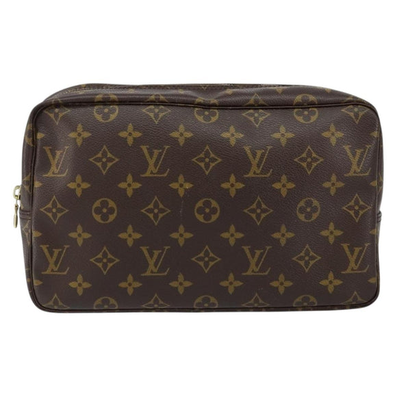 LOUIS VUITTON Monogram Trousse Toilette 28 Clutch Bag M47522 LV Auth 151996