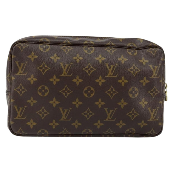 LOUIS VUITTON Monogram Trousse Toilette 28 Clutch Bag M47522 LV Auth 151996
