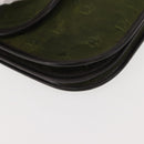 Christian Dior Shoulder Bag Nylon Khaki Gold Auth 151997-15