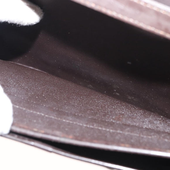 Christian Dior Shoulder Bag Nylon Khaki Gold Auth 151997