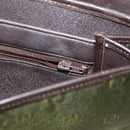 Christian Dior Shoulder Bag Nylon Khaki Gold Auth 151997-23