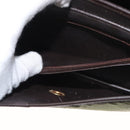 Christian Dior Shoulder Bag Nylon Khaki Gold Auth 151997-24