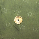 Christian Dior Shoulder Bag Nylon Khaki Gold Auth 151997-9